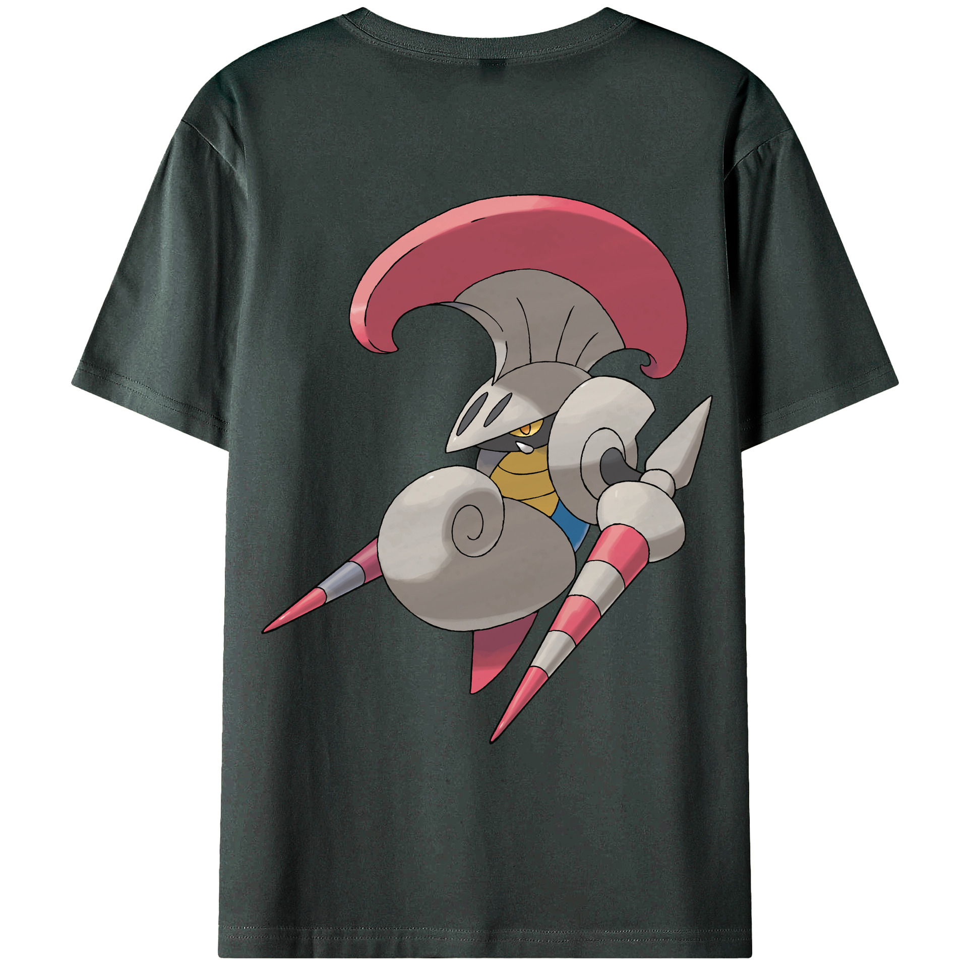 （画像用） ポケットモンスター Pokémon 綿100％ メンズ半袖Tシャツ（バックプリント） 通気性